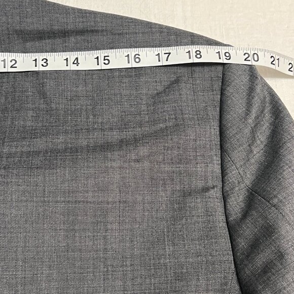 Lauren Ralph Lauren Men's 42L Sport Coat Gray 100% Wool Blazer Jacket Two Button - Picture 12 of 12